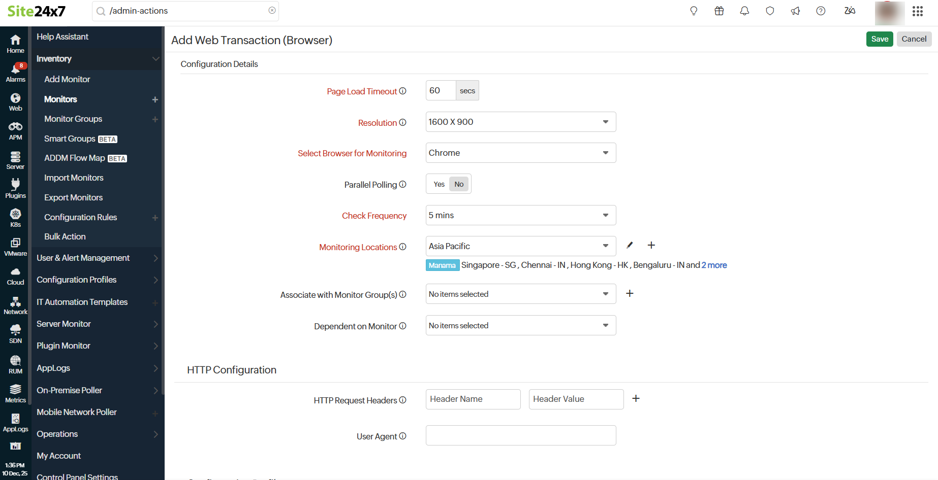 Import Selenium Script