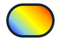 Colored oval icon